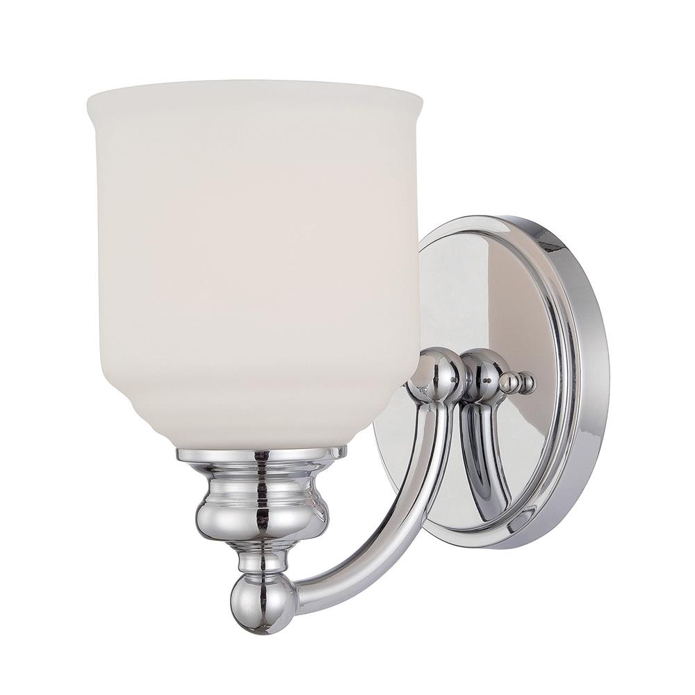 Savoy House 9-6836-1-11 Melrose 1 Light Sconce in Polished Chrome
